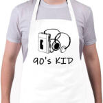 printfashion 90's kid - Kötény - Fehér (4906239)