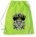 printfashion Az utca lelke - Sportzsák, Tornazsák - Limezöld (83404)