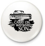 printfashion odaát #2 - Kitűző, hűtőmágnes - Fehér (14576015)