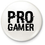 printfashion PRO GAMER - Kitűző, hűtőmágnes - Fehér (6041312)