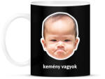 printfashion kemény vagyok 2 - Bögre - Fekete (10762236)