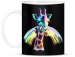 printfashion Zsiráf - Bögre - Fekete (13378302)