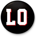 printfashion Love páros minta szerelem - Kitűző, hűtőmágnes - Fekete (11477601)