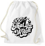 printfashion 100% that WITCH - Sportzsák, Tornazsák - Fehér (16676164)