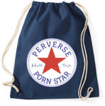 printfashion Perverz pornósztár - Sportzsák, Tornazsák - Sötétkék (905887)