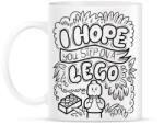 printfashion I hope you step on a lego - Bögre - Fehér (16468565)