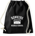 printfashion Hawkins Middle School - Fehér - Sportzsák, Tornazsák - Fekete (1760302)