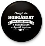 printfashion A feleségem a legjobb fogásom - Kitűző, hűtőmágnes - Fekete (3094926)