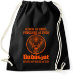 printfashion Vadászat az életem! - Sportzsák, Tornazsák - Fekete (4770987)