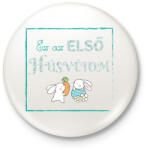 printfashion Ez az első húsvétom - Fiú - Kitűző, hűtőmágnes - Fehér (6328488)