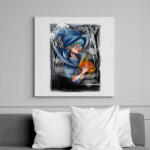 printfashion Halloween boszorkány - Vászonkép - Fehér (6622200)