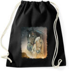 printfashion ló - Sportzsák, Tornazsák - Fekete (2952674)