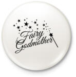 printfashion Fairy Godmother - Kitűző, hűtőmágnes - Fehér (16552518)