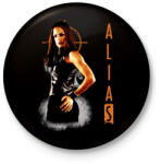 printfashion ALIAS - Kitűző, hűtőmágnes - Fekete (5265860)