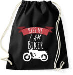 printfashion Kiss me - Sportzsák, Tornazsák - Fekete (2244366)