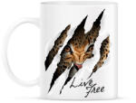 printfashion Live free - Bögre - Fehér (4991528)