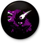 printfashion Vegeta - Kitűző, hűtőmágnes - Fekete (3093597)