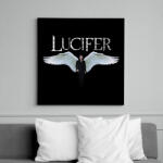 printfashion Lucifer - Vászonkép - Fekete (6654432)