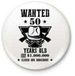 printfashion Wanted - Számmal - Kitűző, hűtőmágnes - Fehér (7497821)