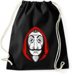 printfashion La casa de papel MASK - Sportzsák, Tornazsák - Fekete (2524047)