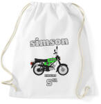 printfashion Simson - Sportzsák, Tornazsák - Fehér (2935450)