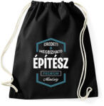 printfashion Építész prémium minőség - Sportzsák, Tornazsák - Fekete (1454266)