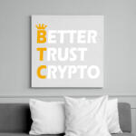 printfashion BTC - Vászonkép - Fehér (7171212)
