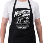 printfashion Motor mánia - Kötény - Fekete (4917385)