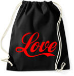 printfashion Love - Sportzsák, Tornazsák - Fekete (1075251)