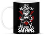 printfashion Prince of all saiyans - Bögre - Fekete (794576)
