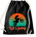 printfashion Let's jump - Sportzsák, Tornazsák - Fekete (10837274)