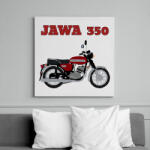 printfashion Jawa 350 - Vászonkép - Fehér (6633314)