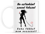 printfashion sexel fekszel - Bögre - Fehér (1680620)