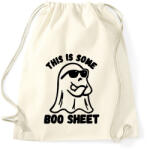 printfashion This is some BOO SHEET (bullshit) - Sportzsák, Tornazsák - Natúr (16630531)