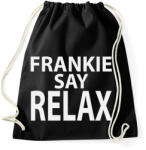 printfashion frankie-say-relax-white - Sportzsák, Tornazsák - Fekete (876984)