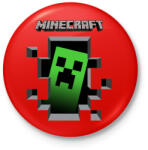 printfashion Minecraft - Kitűző, hűtőmágnes - Piros (3107310)
