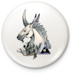 printfashion Kelpi - Kitűző, hűtőmágnes - Fehér (3078766)