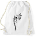 printfashion Maori angyalember - Sportzsák, Tornazsák - Fehér (6112314)