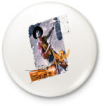 printfashion BOY - Kitűző, hűtőmágnes - Fehér (3075232)