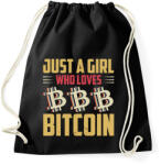 printfashion BITCOIN 4 EVER 57 - Sportzsák, Tornazsák - Fekete (6120509)
