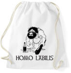 printfashion homo labilis - Sportzsák, Tornazsák - Fehér (2622272)
