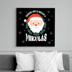 printfashion Először jön el hozzám - Vászonkép - Fekete (9621391)