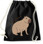printfashion Capybara - Sportzsák, Tornazsák - Fekete (13585240)