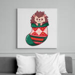 printfashion Süni zokniban - Vászonkép - Fehér (6638706)