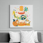 printfashion 8 éves - Vászonkép - Fehér (13277102)