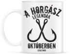 printfashion A horgász legendák - Bögre - Fehér (5004123)
