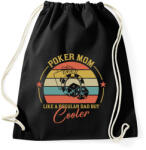 printfashion Poker Mom - Sportzsák, Tornazsák - Fekete (15560722)