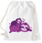 printfashion Lajhár család - Sportzsák, Tornazsák - Fehér (5547127)