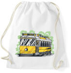 printfashion Villamos - Sportzsák, Tornazsák - Fehér (6870029)