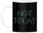 printfashion Not Today - Game of Thrones - Bögre - Fekete (1462795)